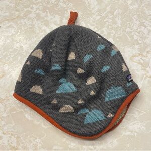 Patagonia Baby Reversible Beanie 12m Blue Hedgehog FA18 STY60595
